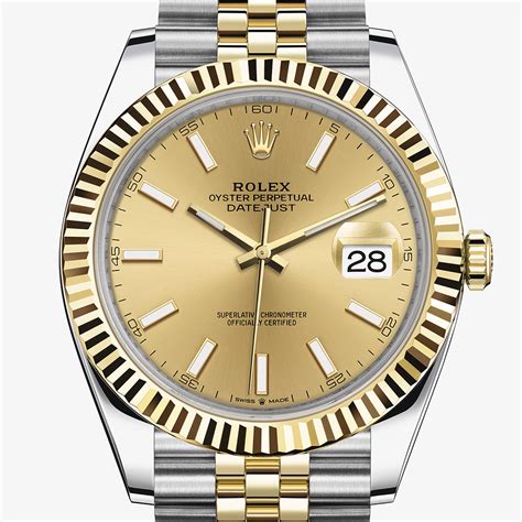 rolex datejust 41 gold stahl|rolex datejust 41mm price.